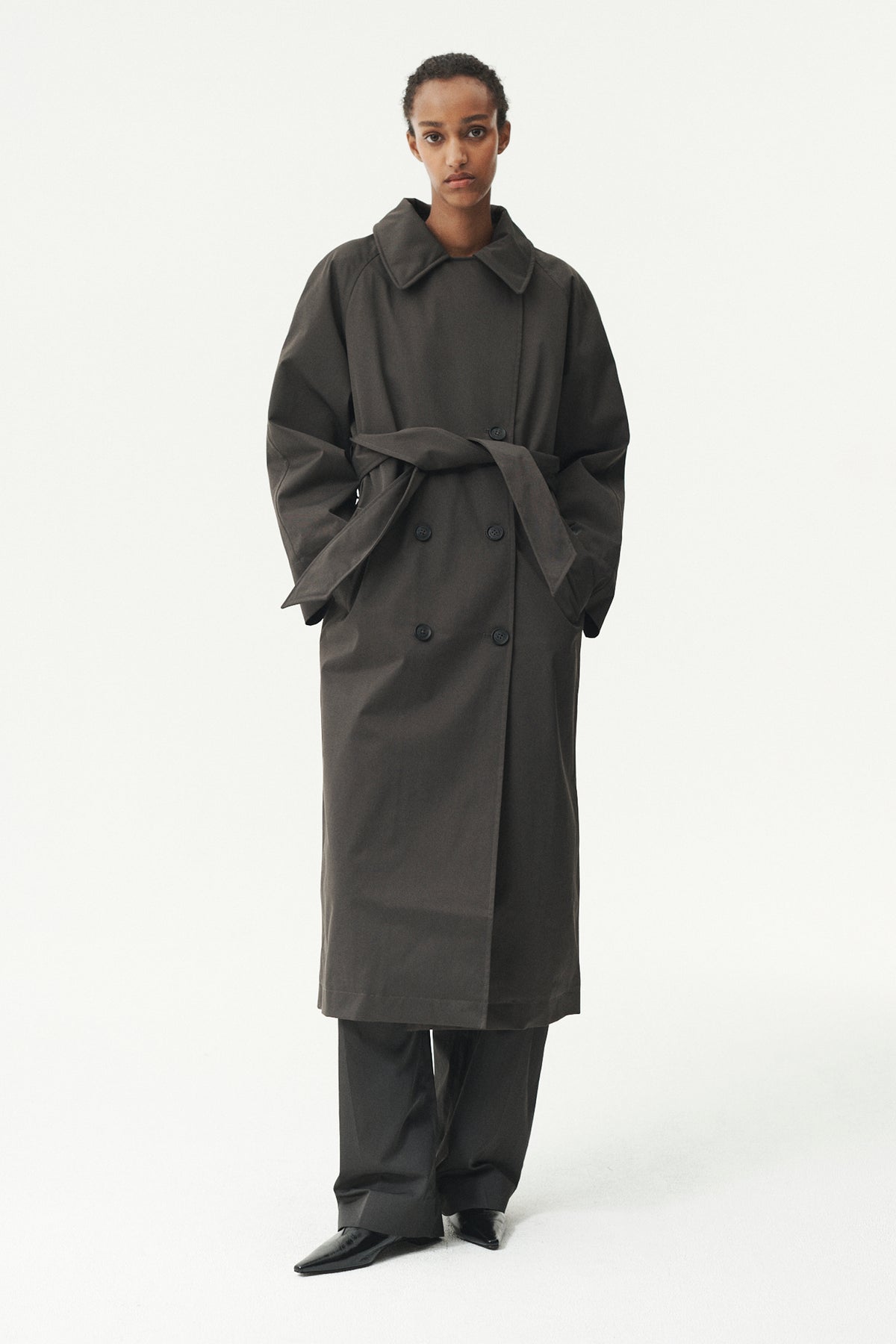 ROOMY TRENCH NINSPIN AW26 FADED COFFEE