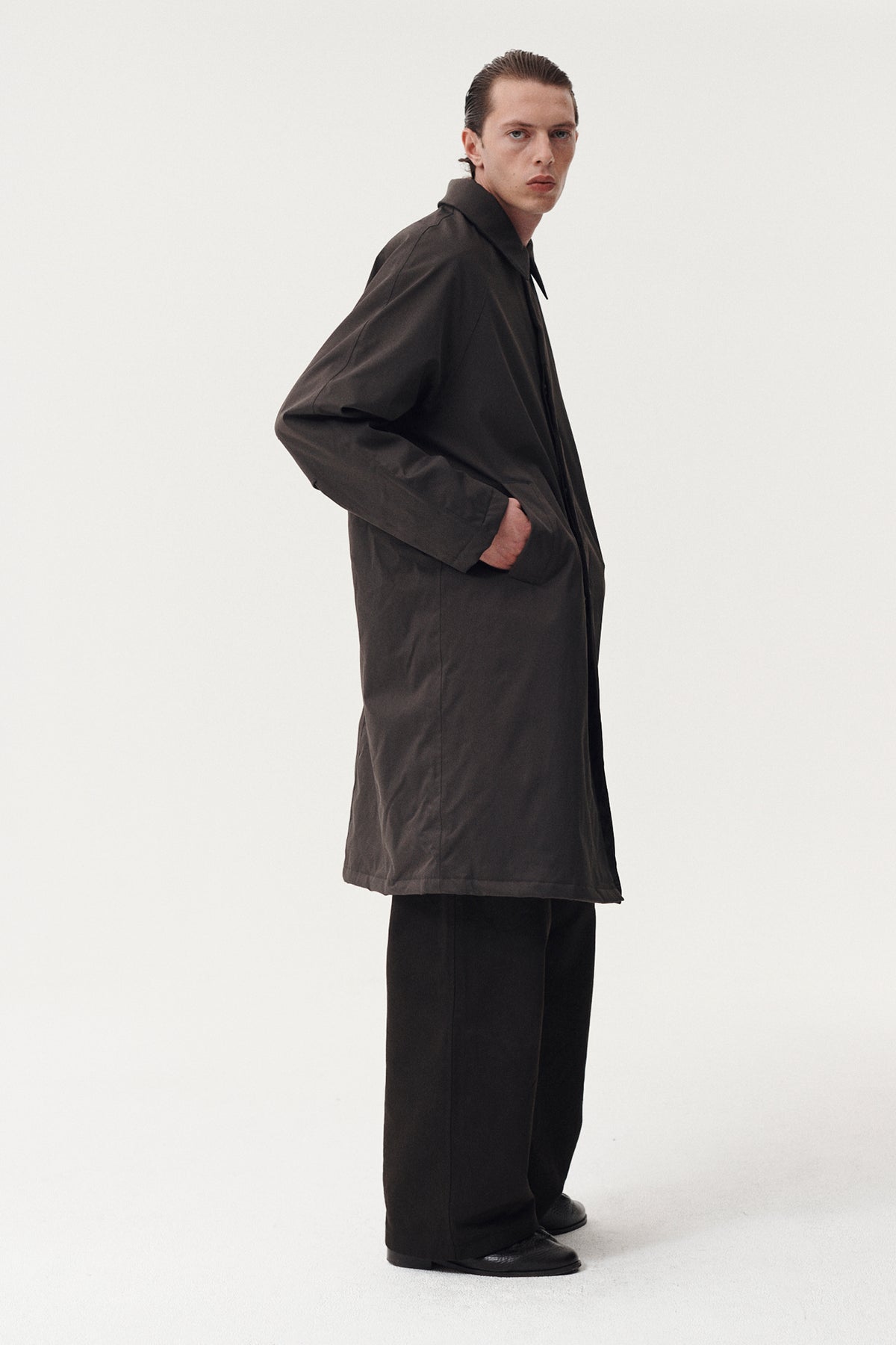 JOBA CARCOAT NIN SPIN AW26 FADED COFFEE