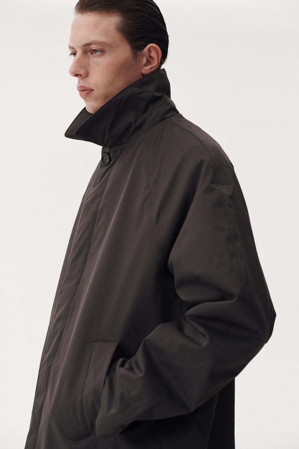 JOBA CARCOAT NIN SPIN AW26 FADED COFFEE