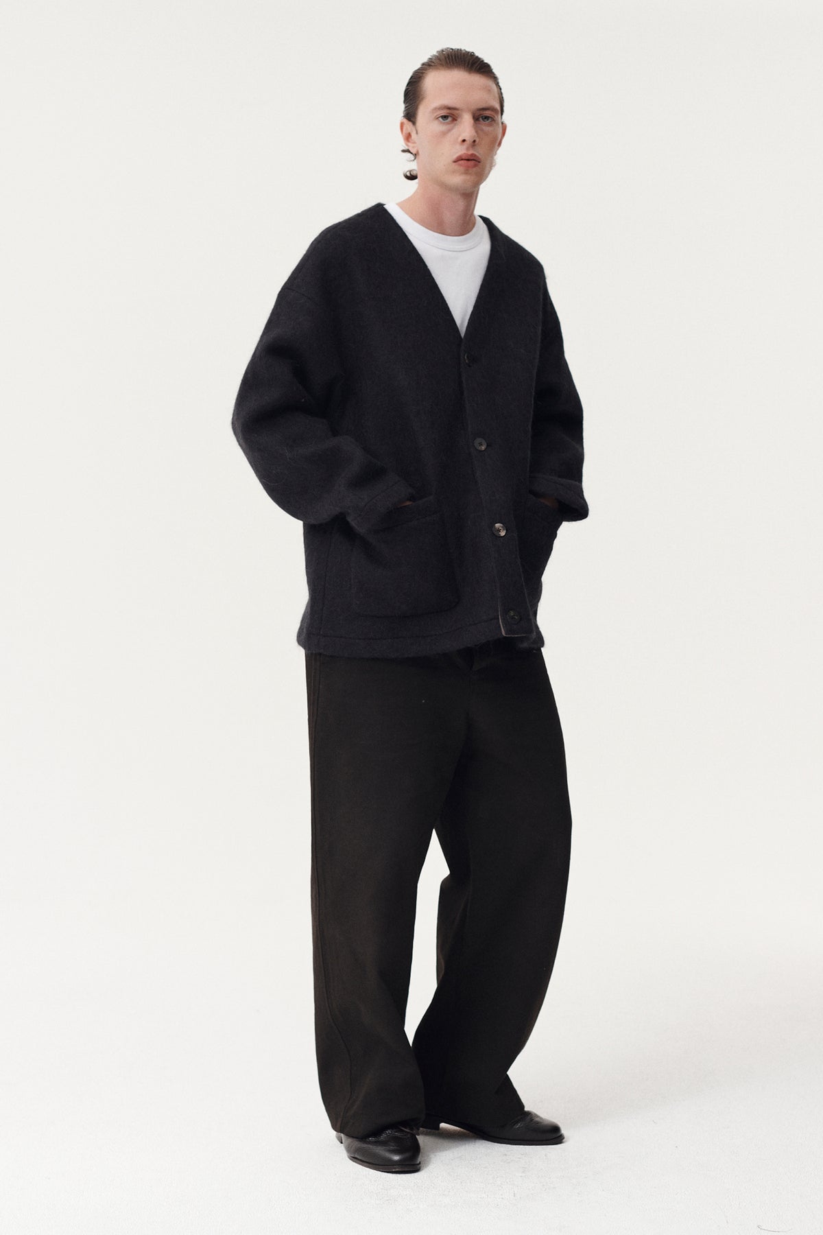 CARDI FUZZY BONDED AW26 BLACK