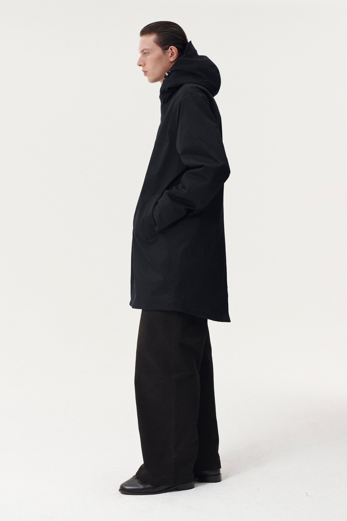 TERROR WEATHER PARKA NIN SPIN TWILL AW26 BLACK