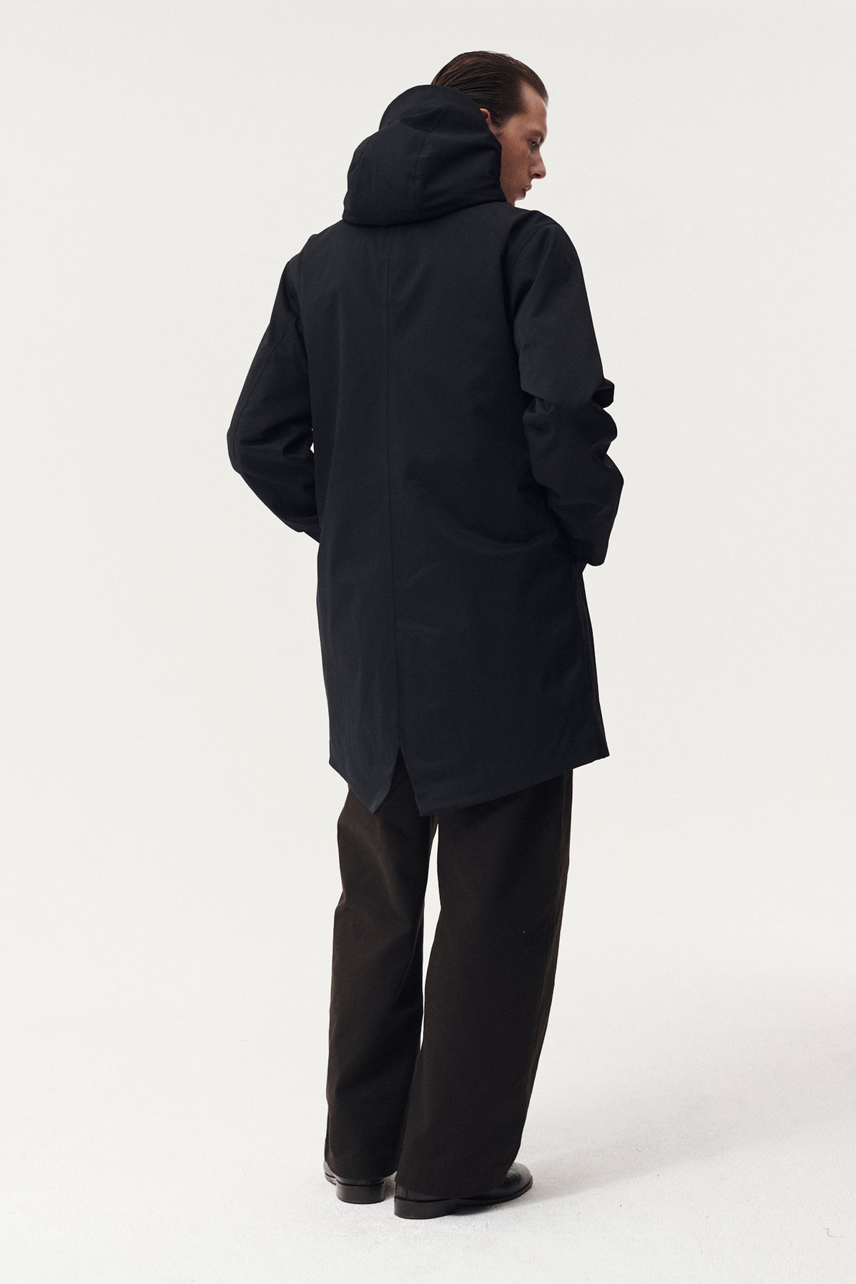 TERROR WEATHER PARKA NIN SPIN TWILL AW26 BLACK