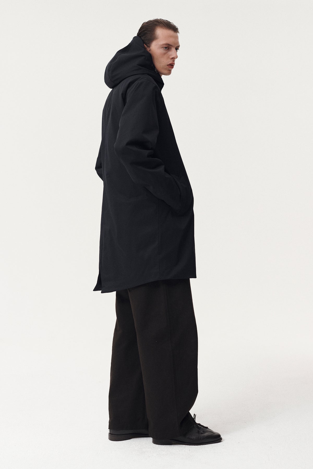 TERROR WEATHER PARKA NIN SPIN TWILL AW26 BLACK