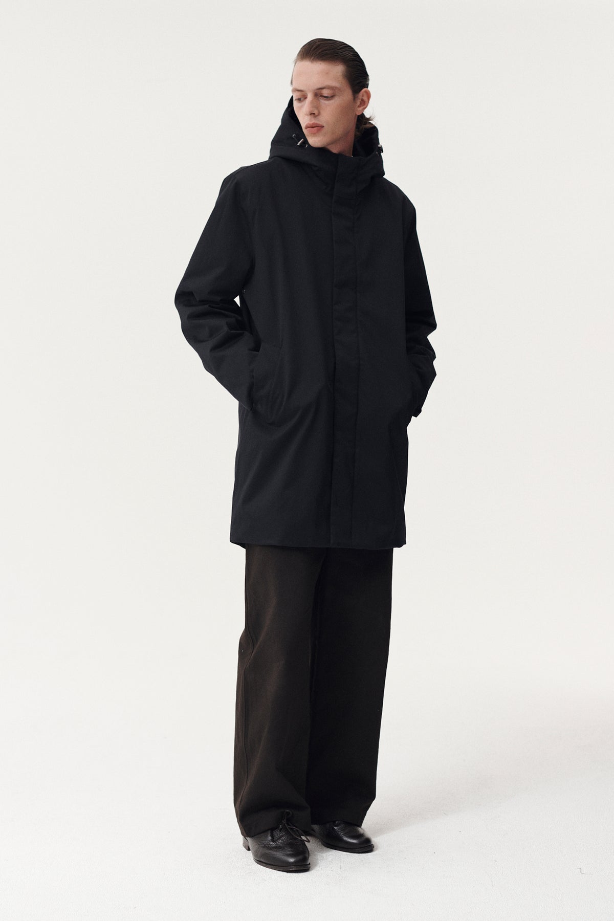TERROR WEATHER PARKA NIN SPIN TWILL AW26 BLACK