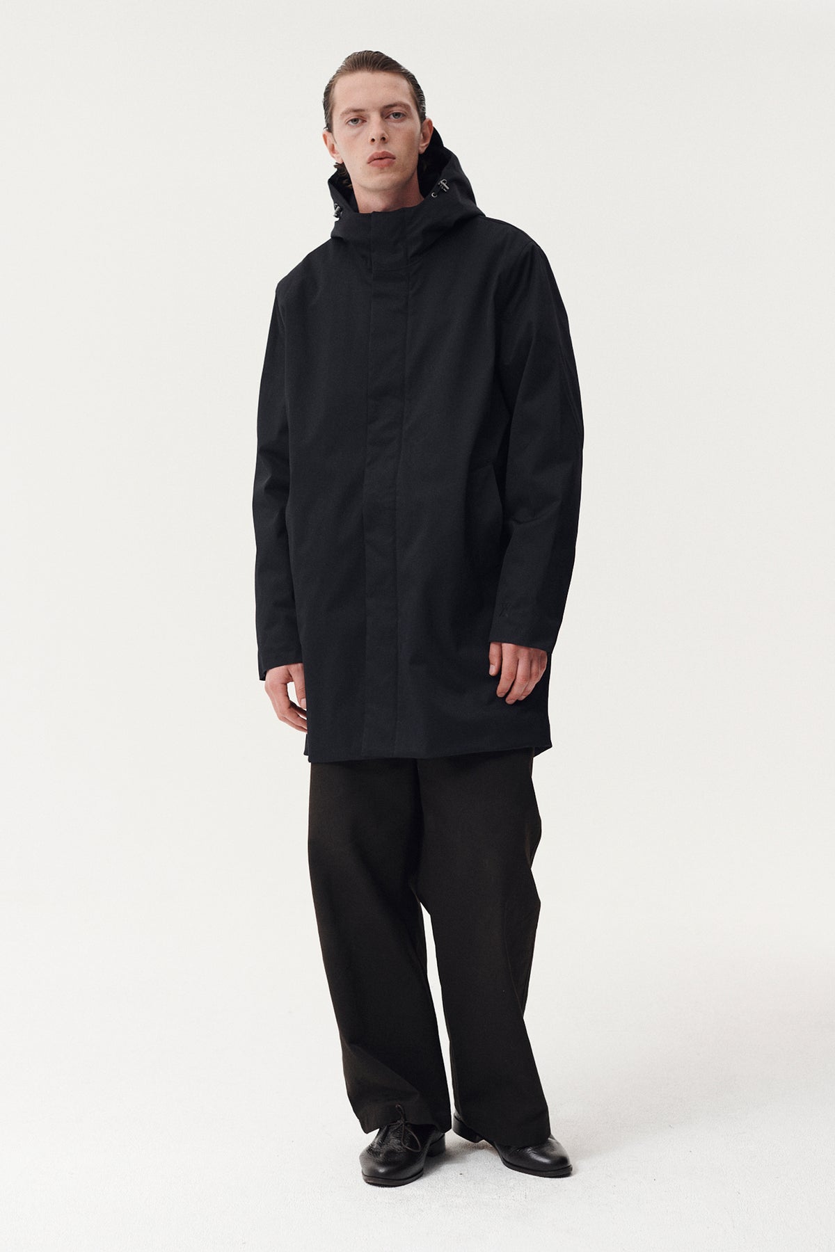 TERROR WEATHER PARKA NIN SPIN TWILL AW26 BLACK