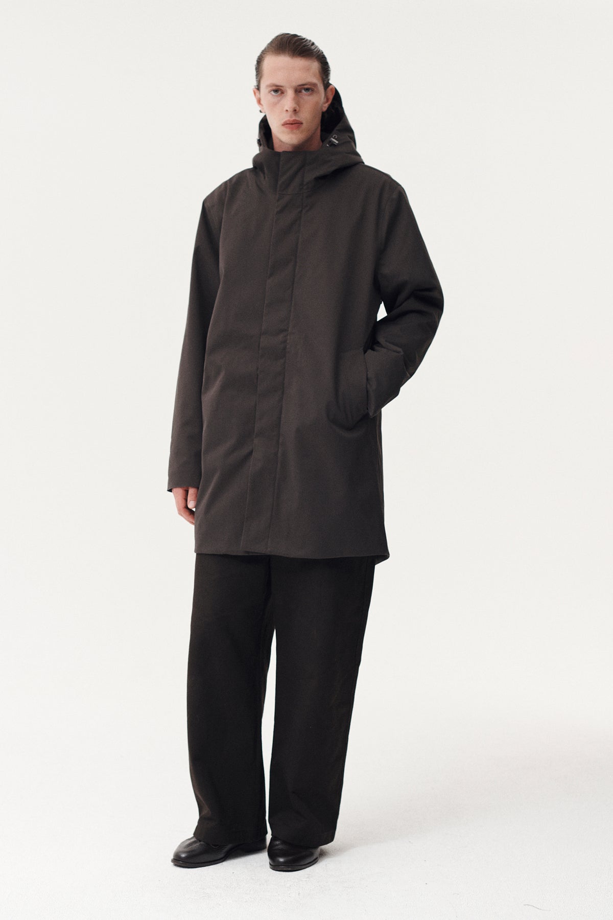 TERROR WEATHER PARKA NIN SPIN TWILL AW26 FADED COFFEE