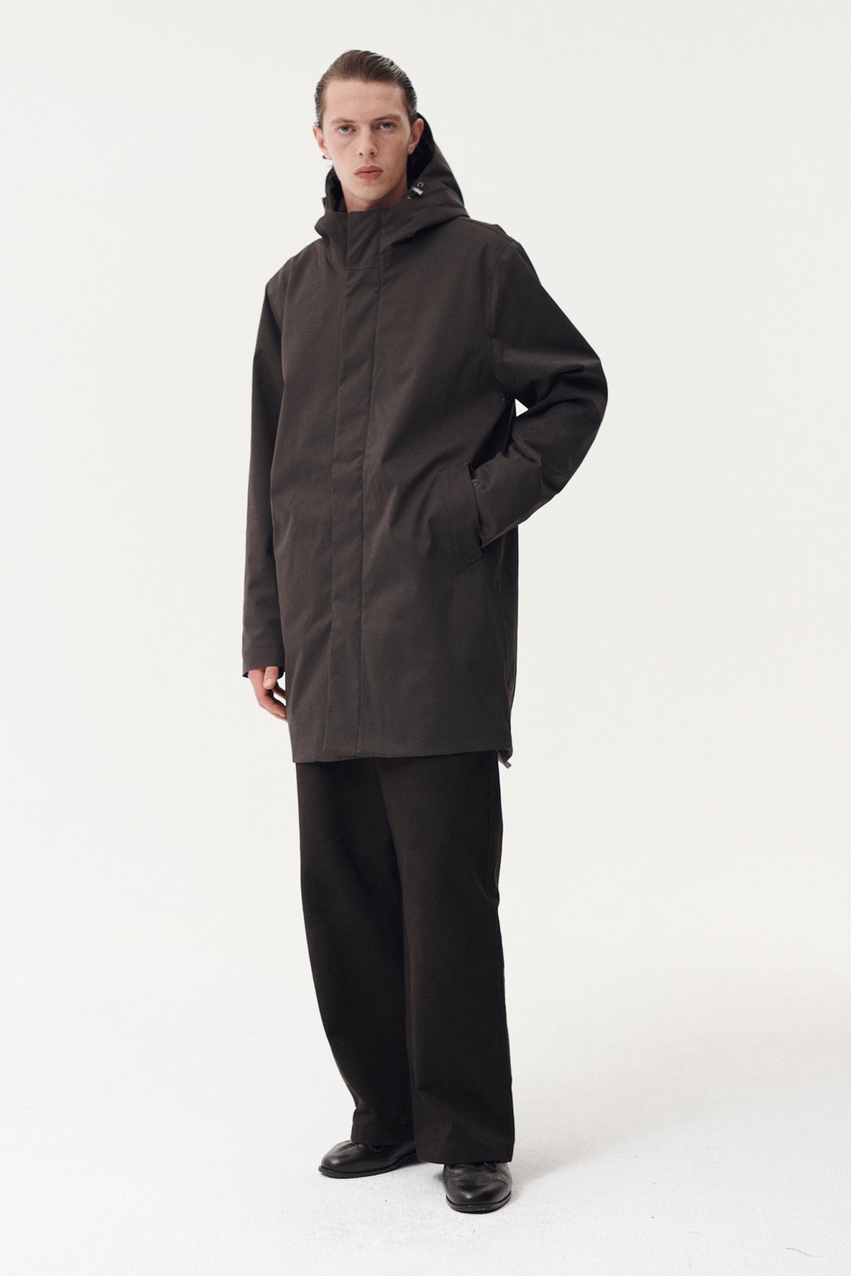 TERROR WEATHER PARKA NIN SPIN TWILL AW26 FADED COFFEE