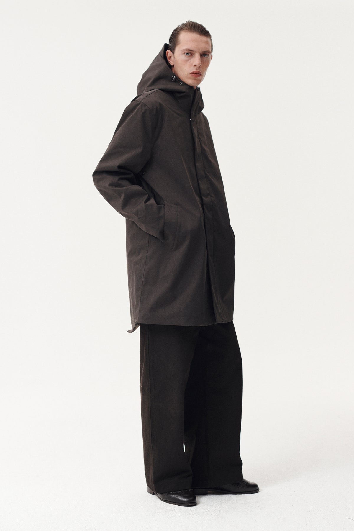 TERROR WEATHER PARKA NIN SPIN TWILL AW26 FADED COFFEE