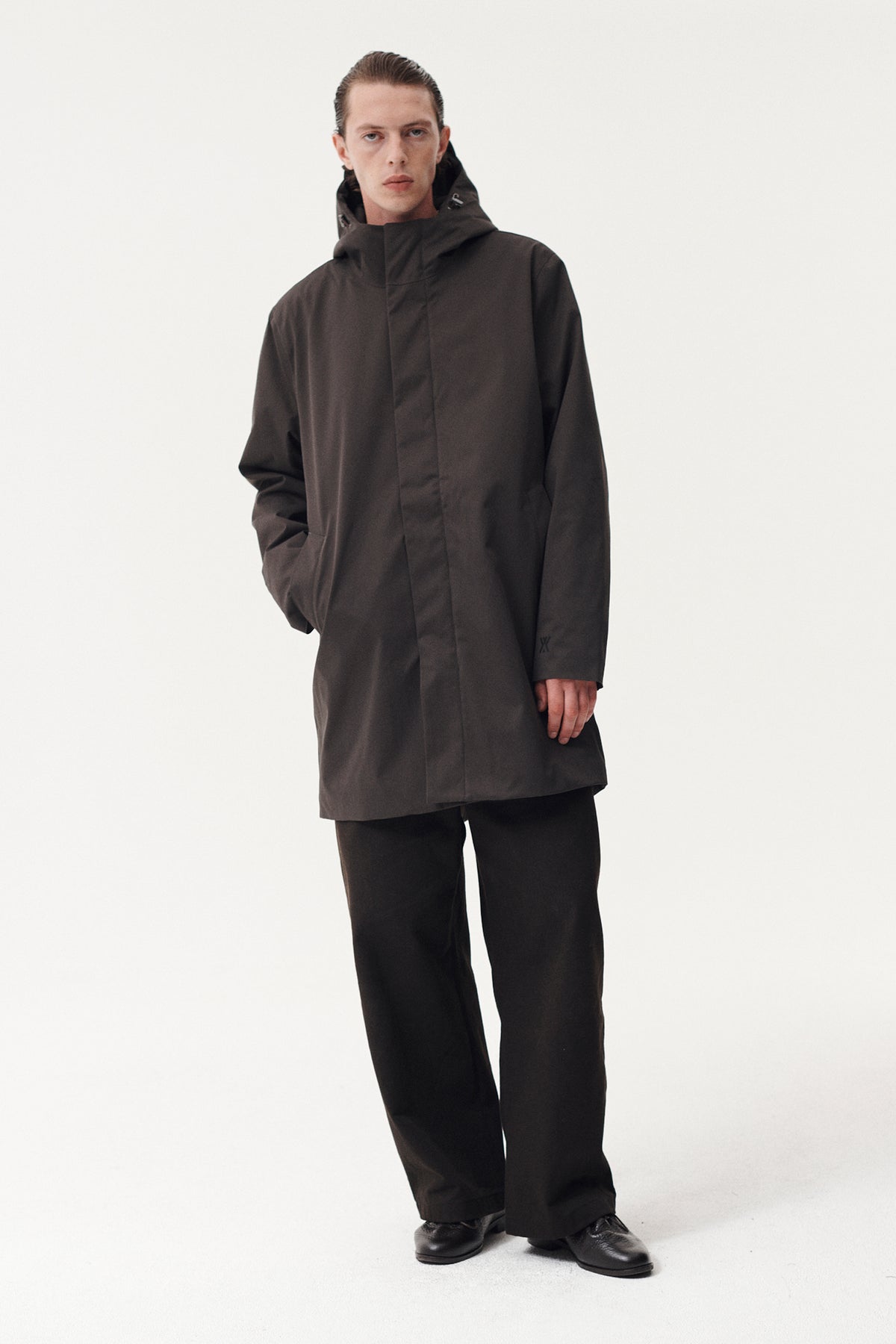 TERROR WEATHER PARKA NIN SPIN TWILL AW26 FADED COFFEE