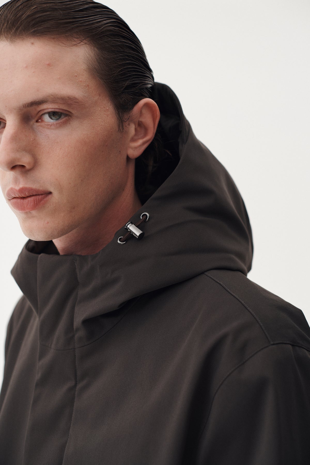 TERROR WEATHER PARKA NIN SPIN TWILL AW26 FADED COFFEE