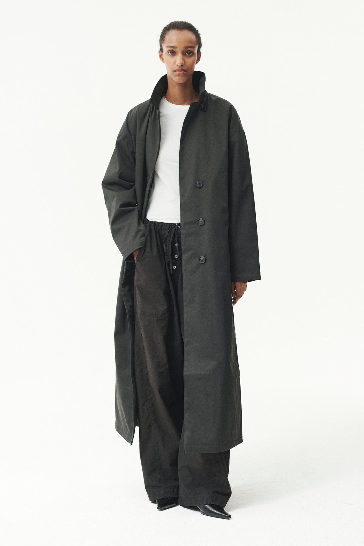 JANICE B LONG NIN SPIN AW26 WASHED BLACK