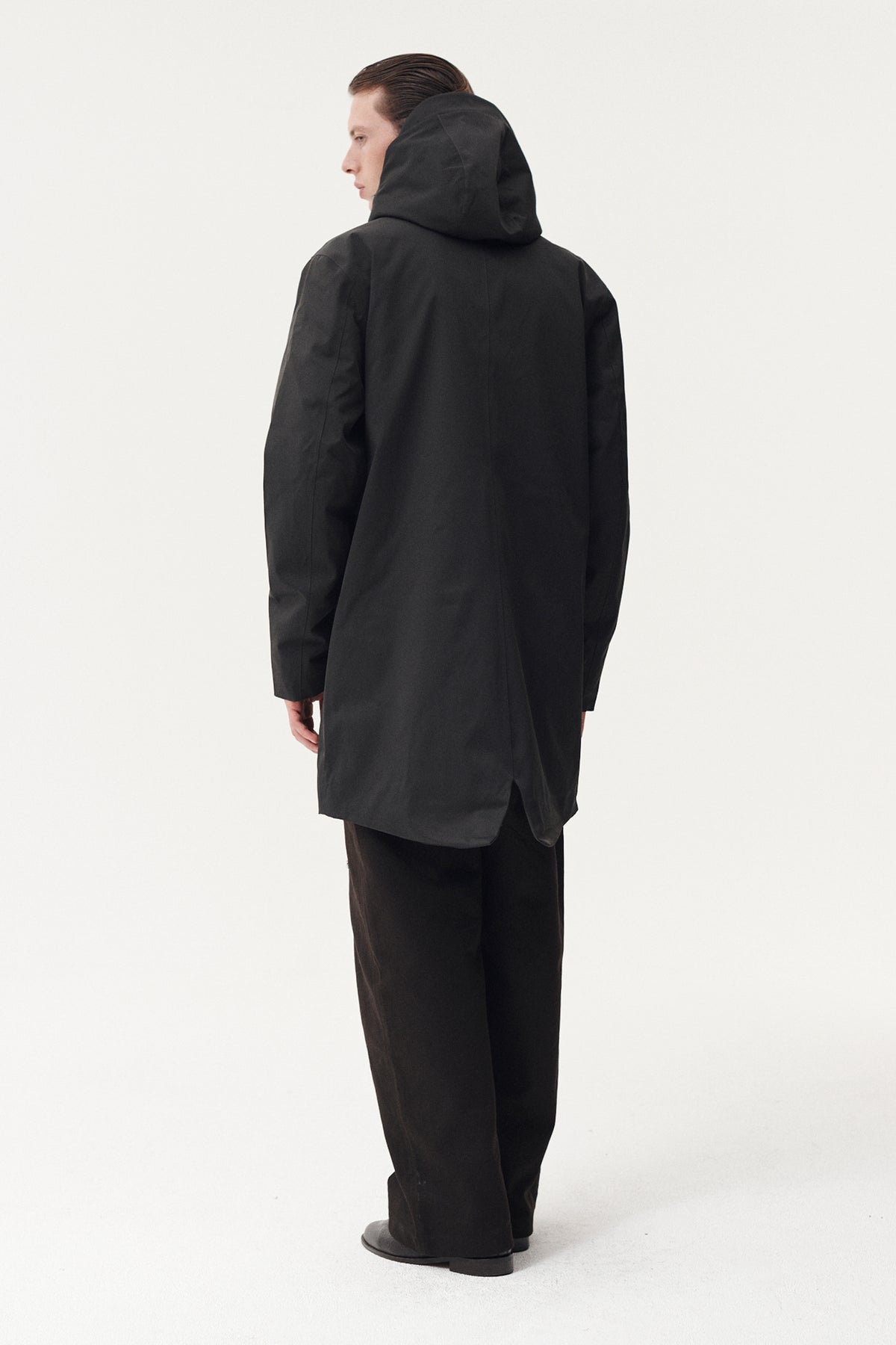 TERROR WEATHER PARKA NIN SPIN TWILL AW26 WASHED BLACK