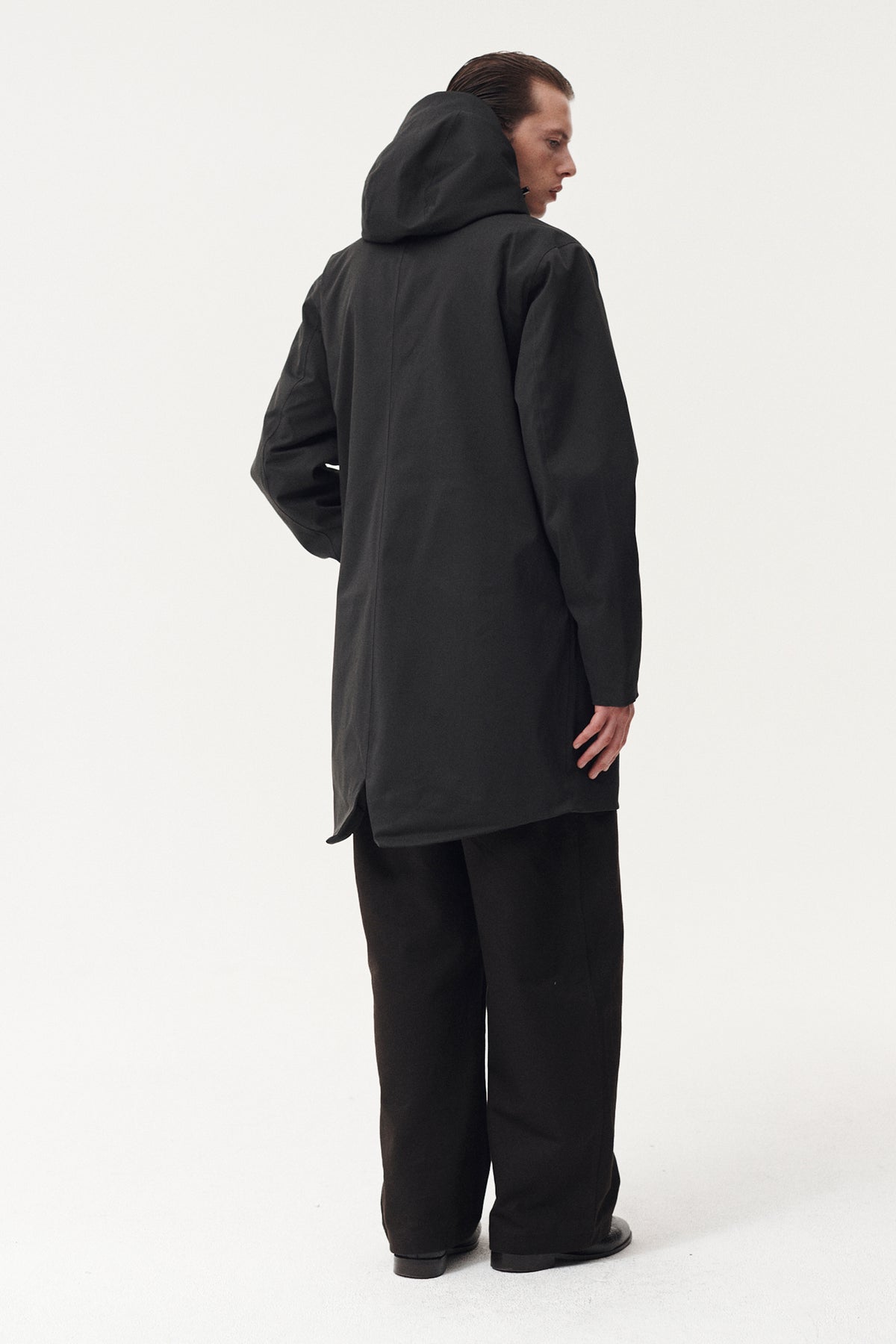 TERROR WEATHER PARKA NIN SPIN TWILL AW26 WASHED BLACK