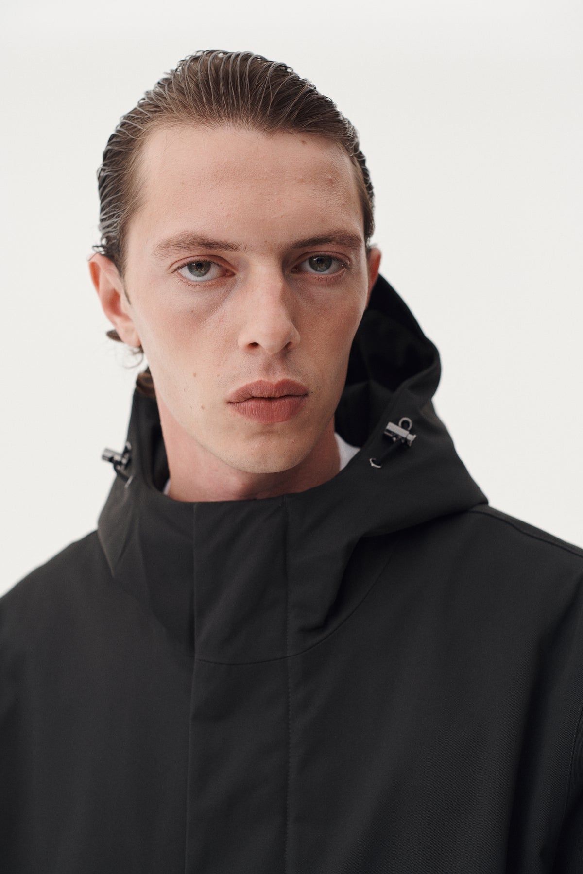 TERROR WEATHER PARKA NIN SPIN TWILL AW26 WASHED BLACK