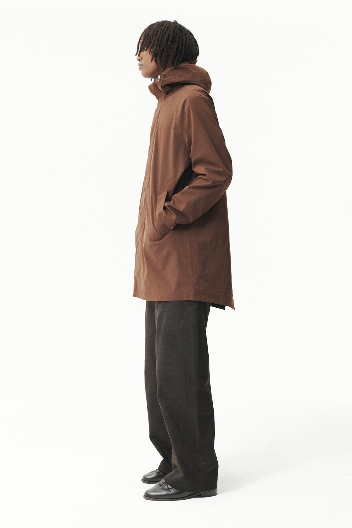 TERROR WEATHER RAIN SHELL AW26 CHOCOLATE