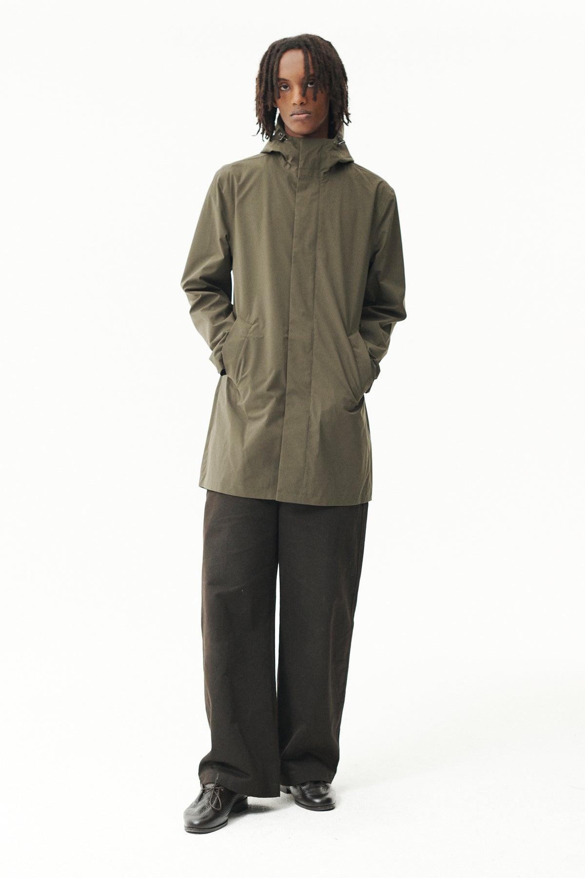 TERROR WEATHER RAIN SHELL AW26 MOSS