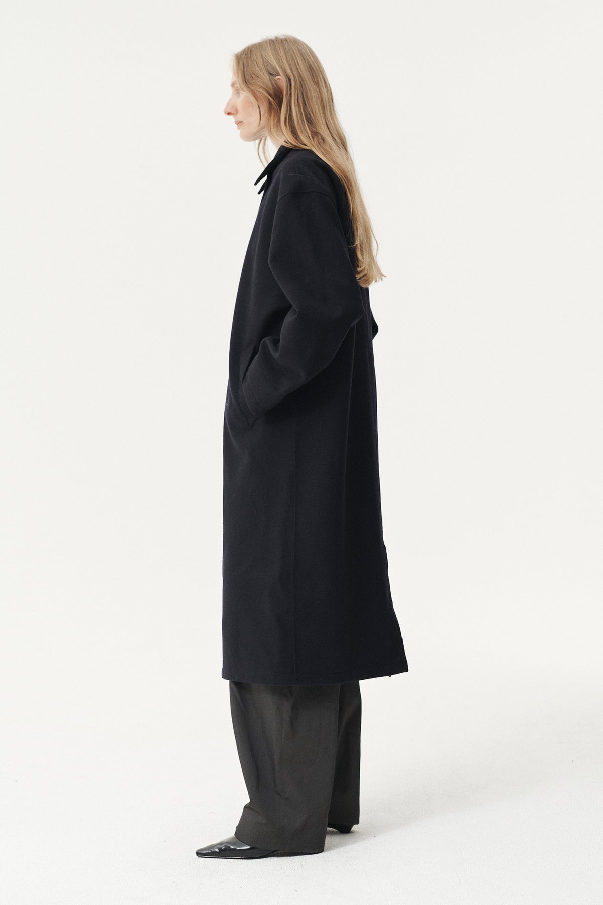 JANICE B TECHWOOL AW26 NAVY