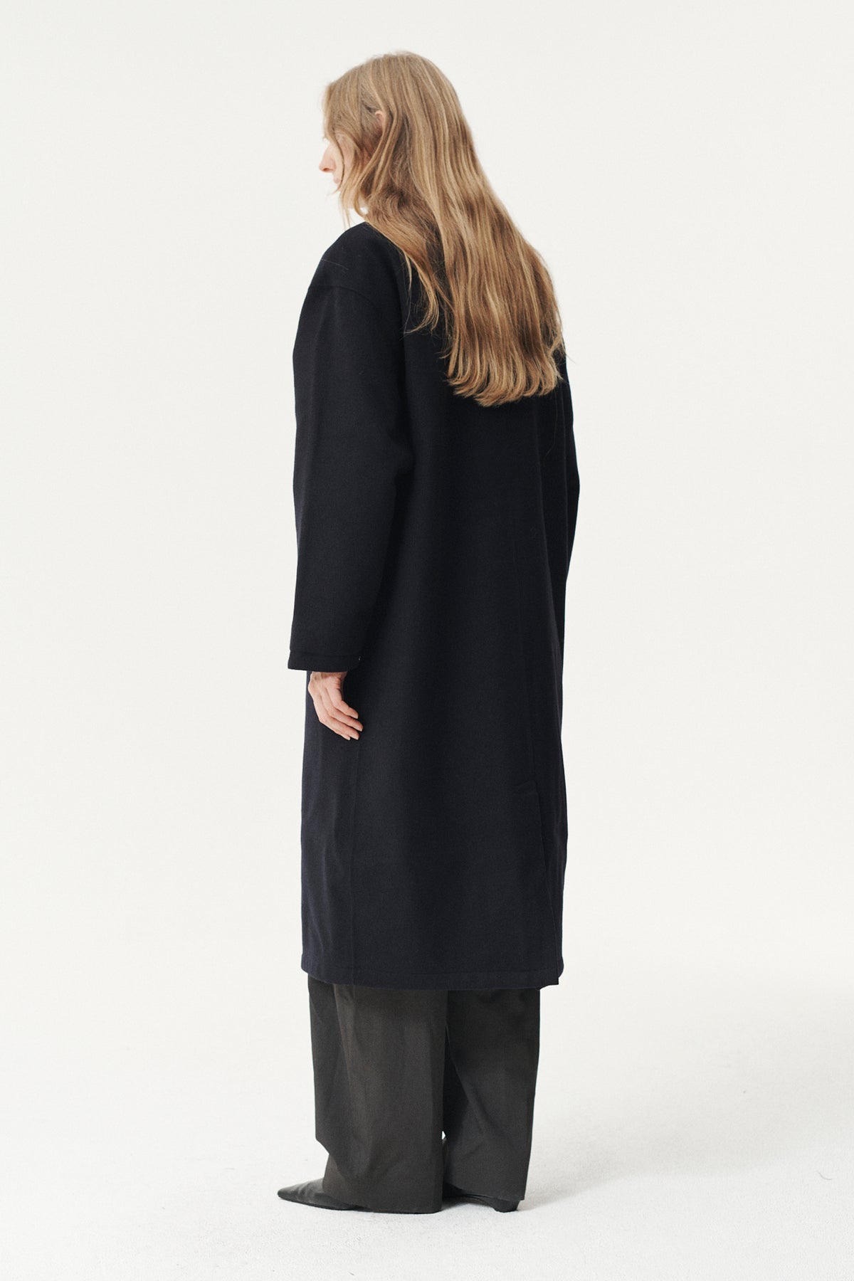 JANICE B TECHWOOL AW26 NAVY