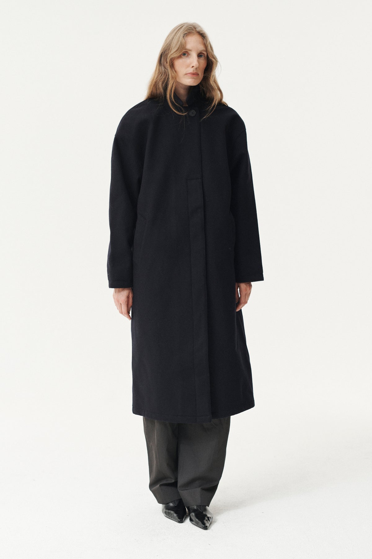 JANICE B TECHWOOL AW26 NAVY