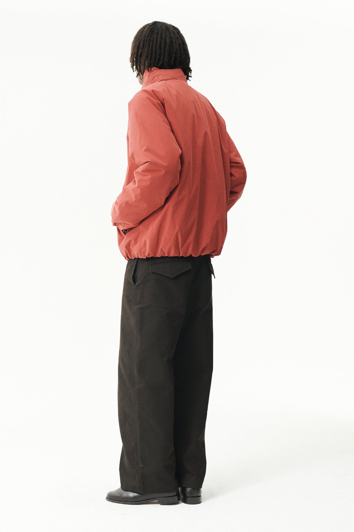SHORT TRACKER WASHED TENCEL AW26 FADED CHERRY