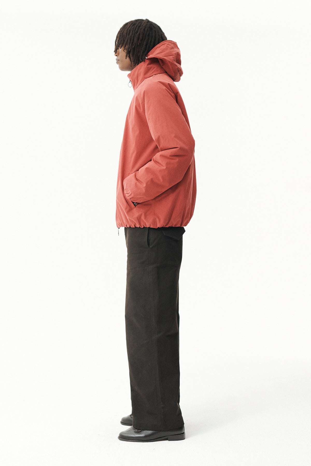 SHORT TRACKER WASHED TENCEL AW26 FADED CHERRY