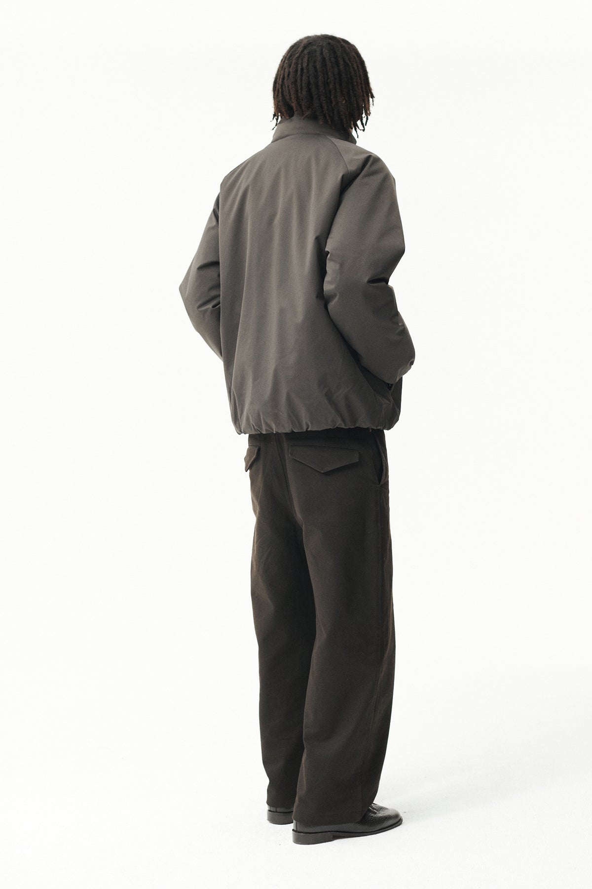 SHORT TRACKER NIN SPIN TWILL AW26 FADED COFFEE