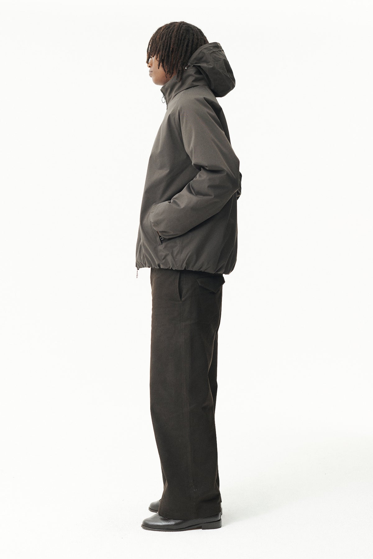 SHORT TRACKER NIN SPIN TWILL AW26 FADED COFFEE