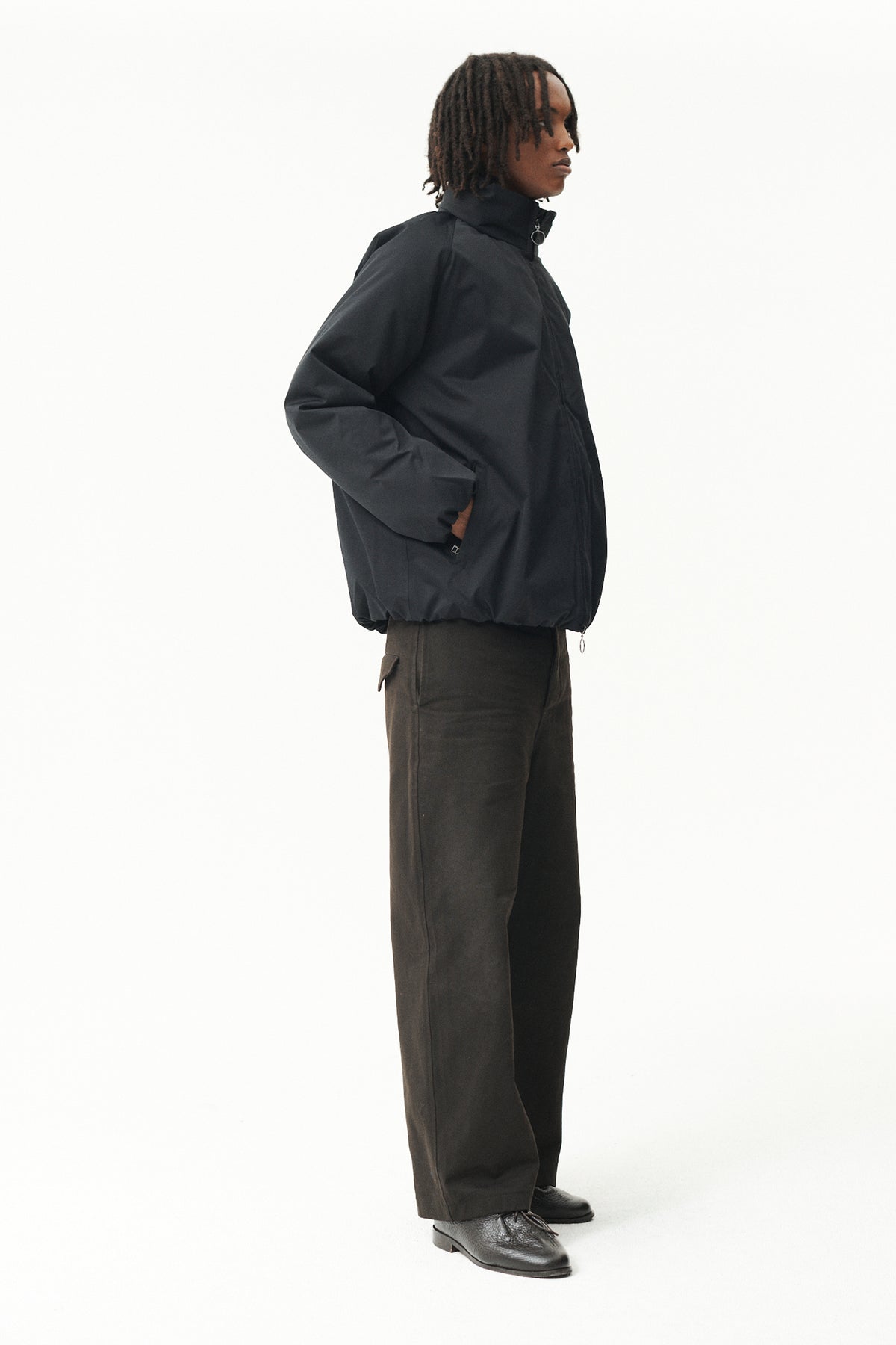 SHORT TRACKER NIN SPIN TWILL AW26 NAVY