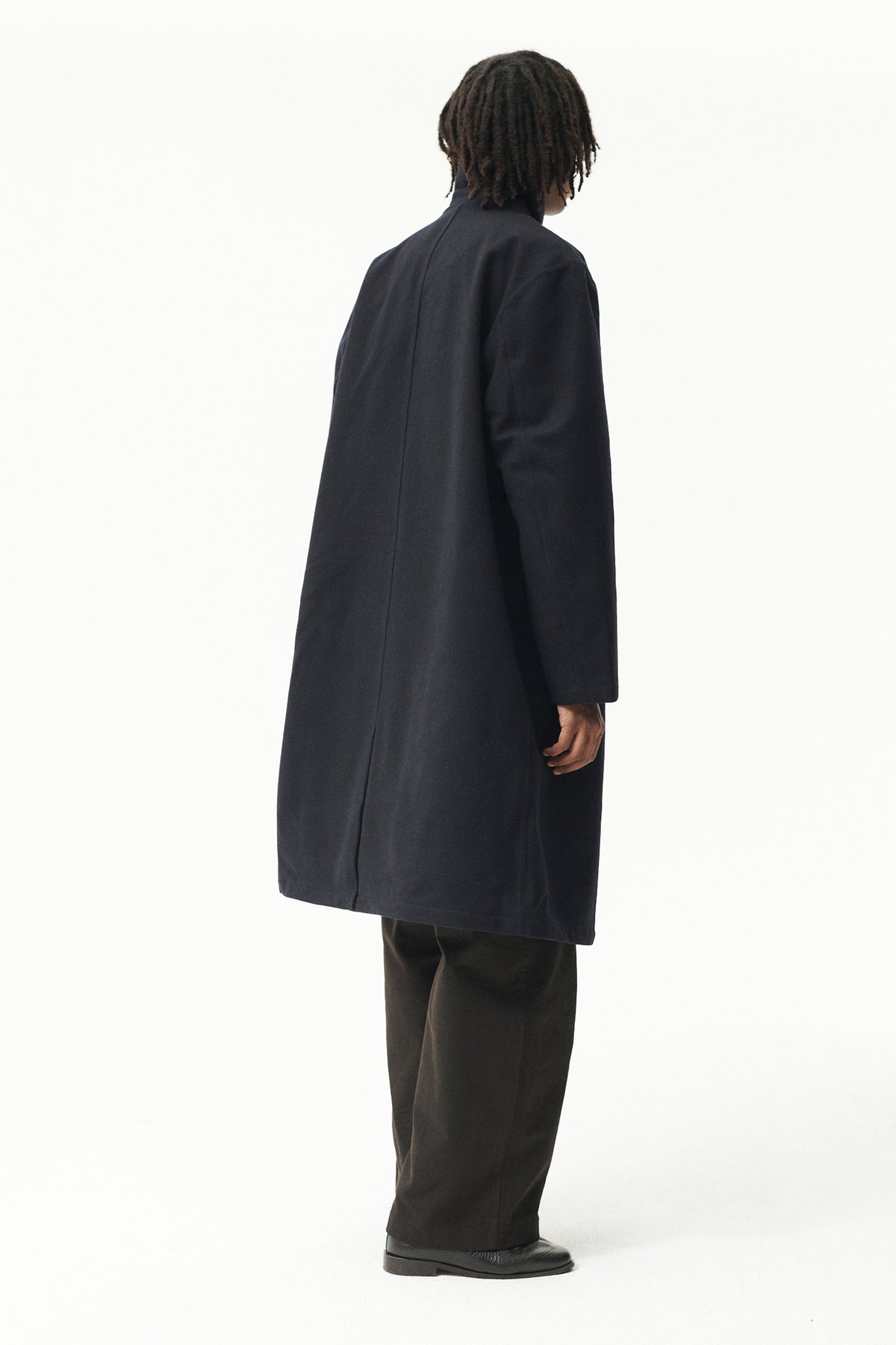 SHUVA C MELTON AW26 NAVY