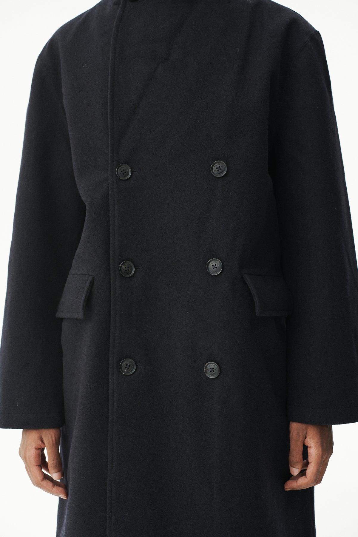 SHUVA C MELTON AW26 NAVY