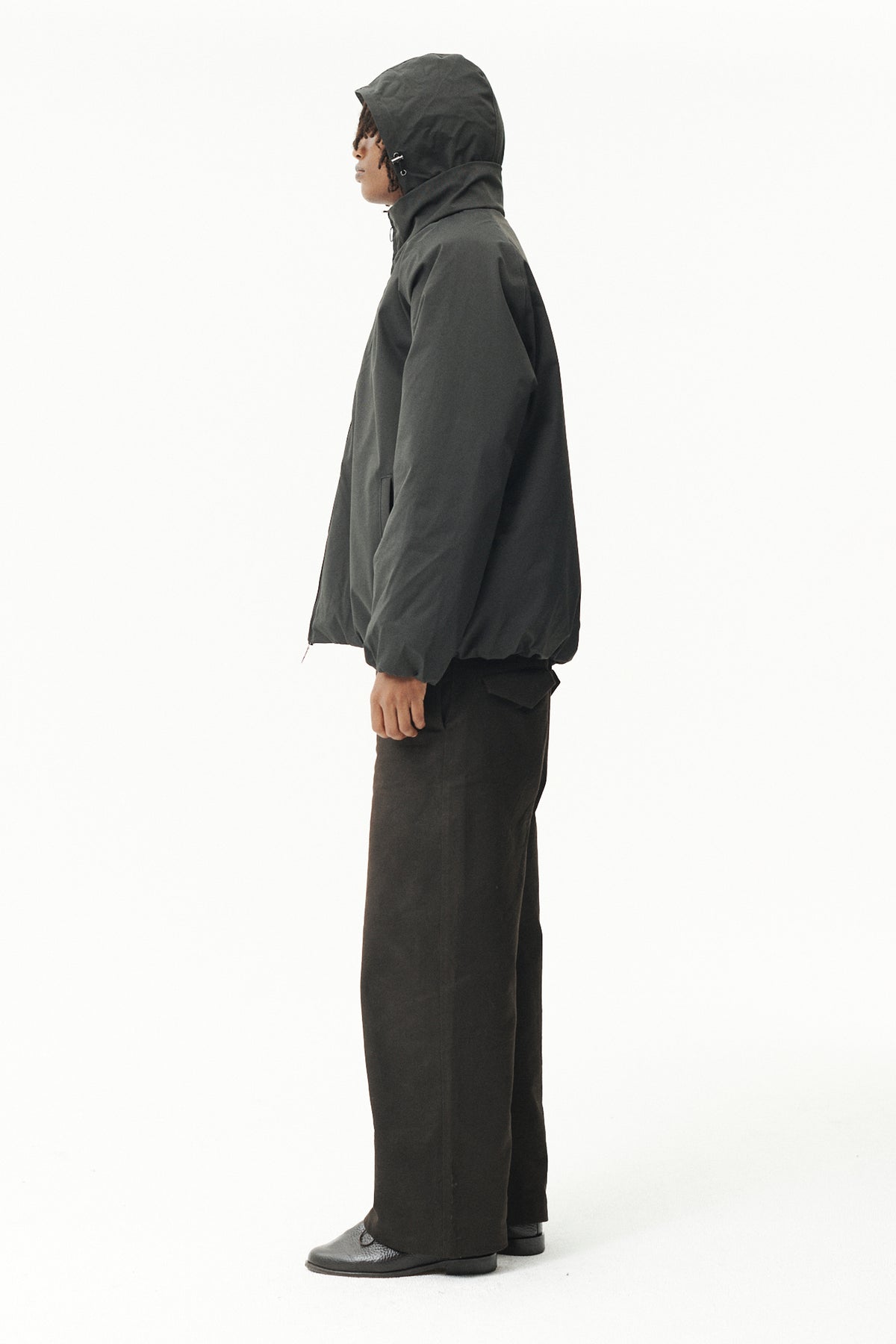 SHORT TRACKER NIN SPIN TWILL AW26 WASHED BLACK
