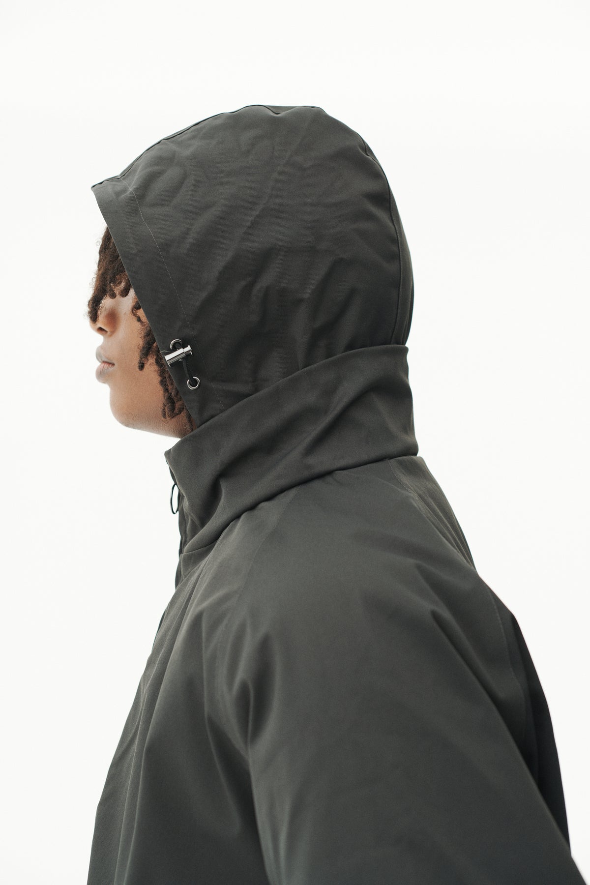 SHORT TRACKER NIN SPIN TWILL AW26 WASHED BLACK