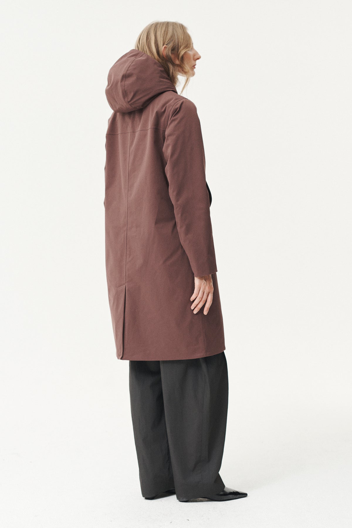 NOT SO LONG TUBE NIN SPIN TWILL AW26 PLUM