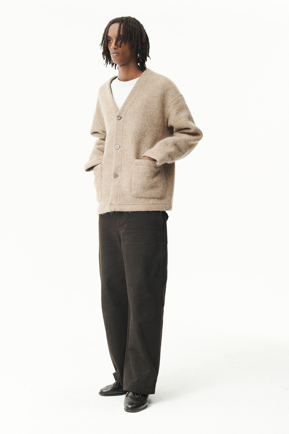 CARDI FUZZY BONDED AW26 CAMEL