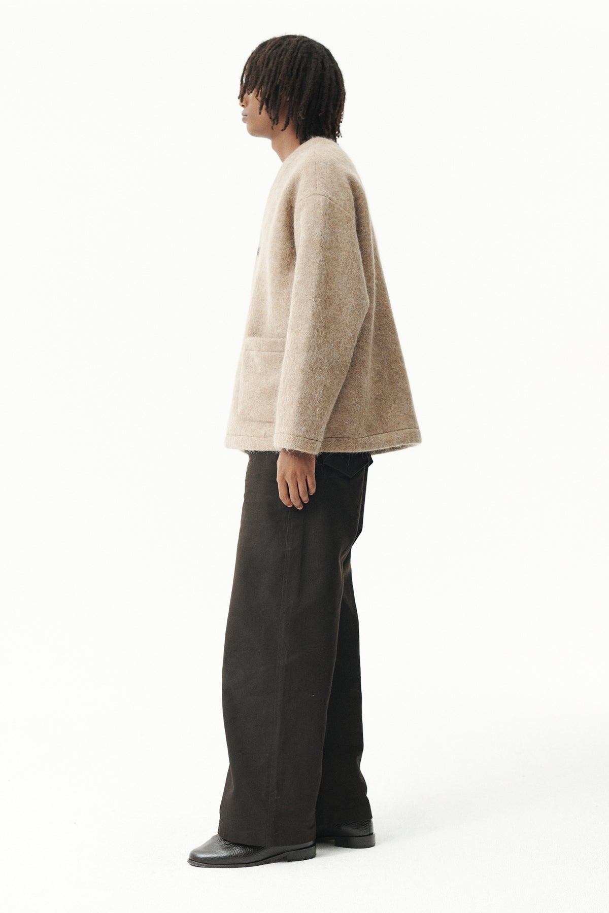 CARDI FUZZY BONDED AW26 CAMEL