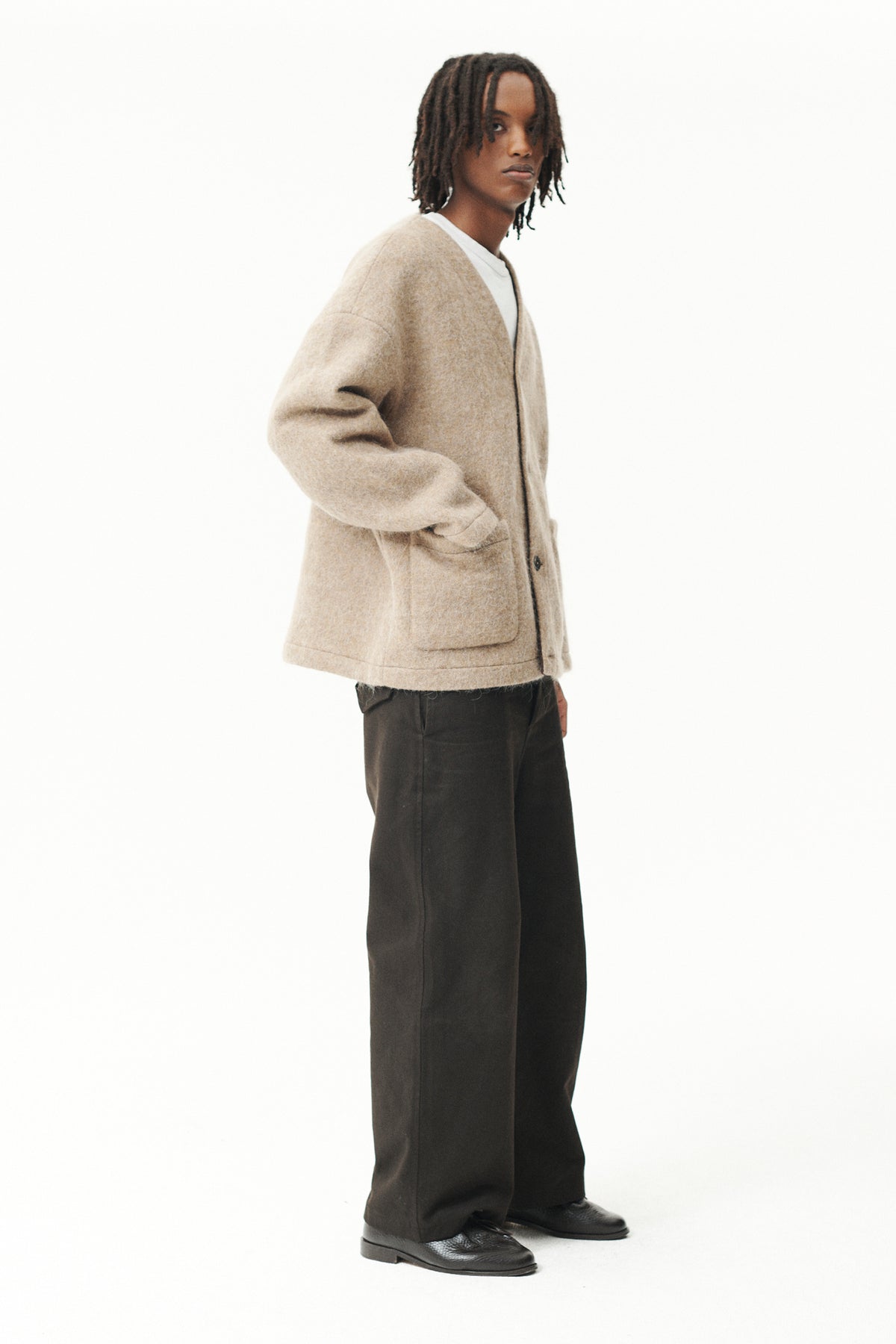 CARDI FUZZY BONDED AW26 CAMEL