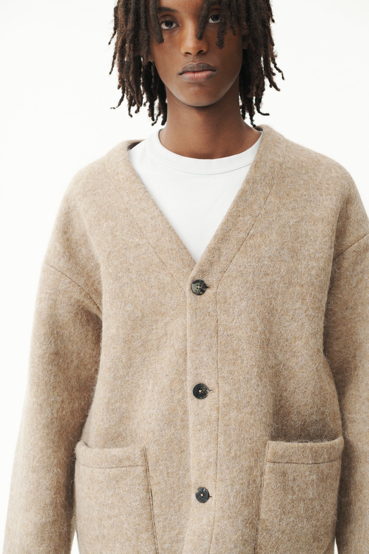 CARDI FUZZY BONDED AW26 CAMEL