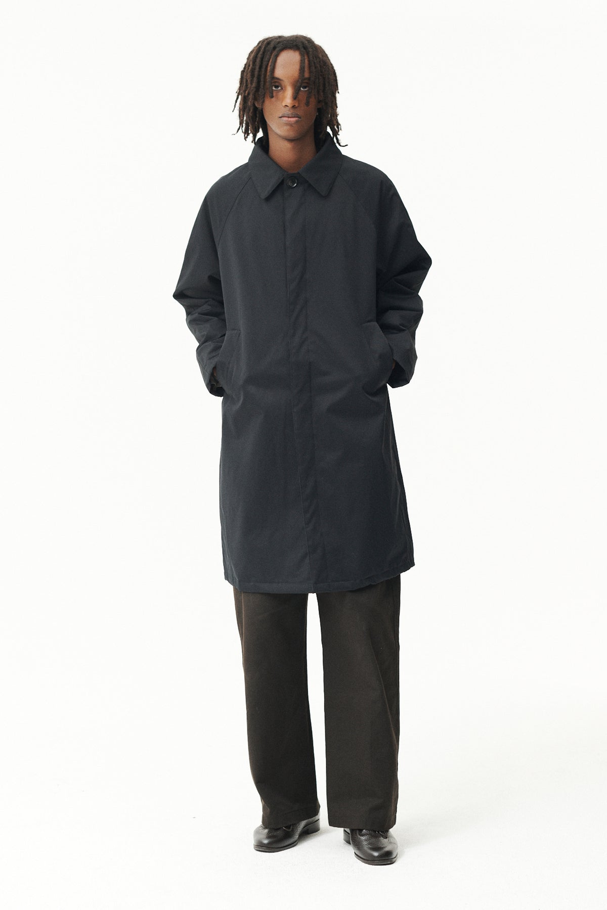 JOBA CARCOAT NIN SPIN AW26 WASHED BLACK