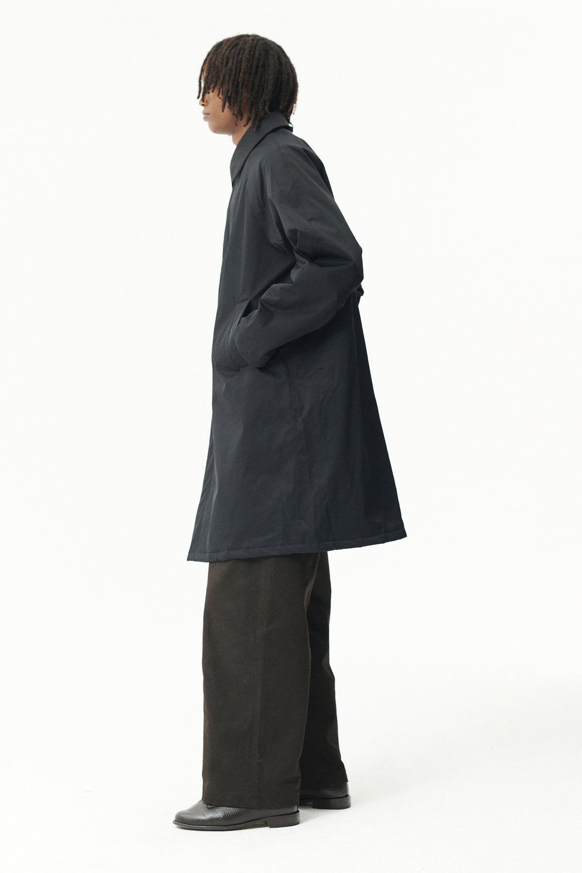 JOBA CARCOAT NIN SPIN AW26 WASHED BLACK