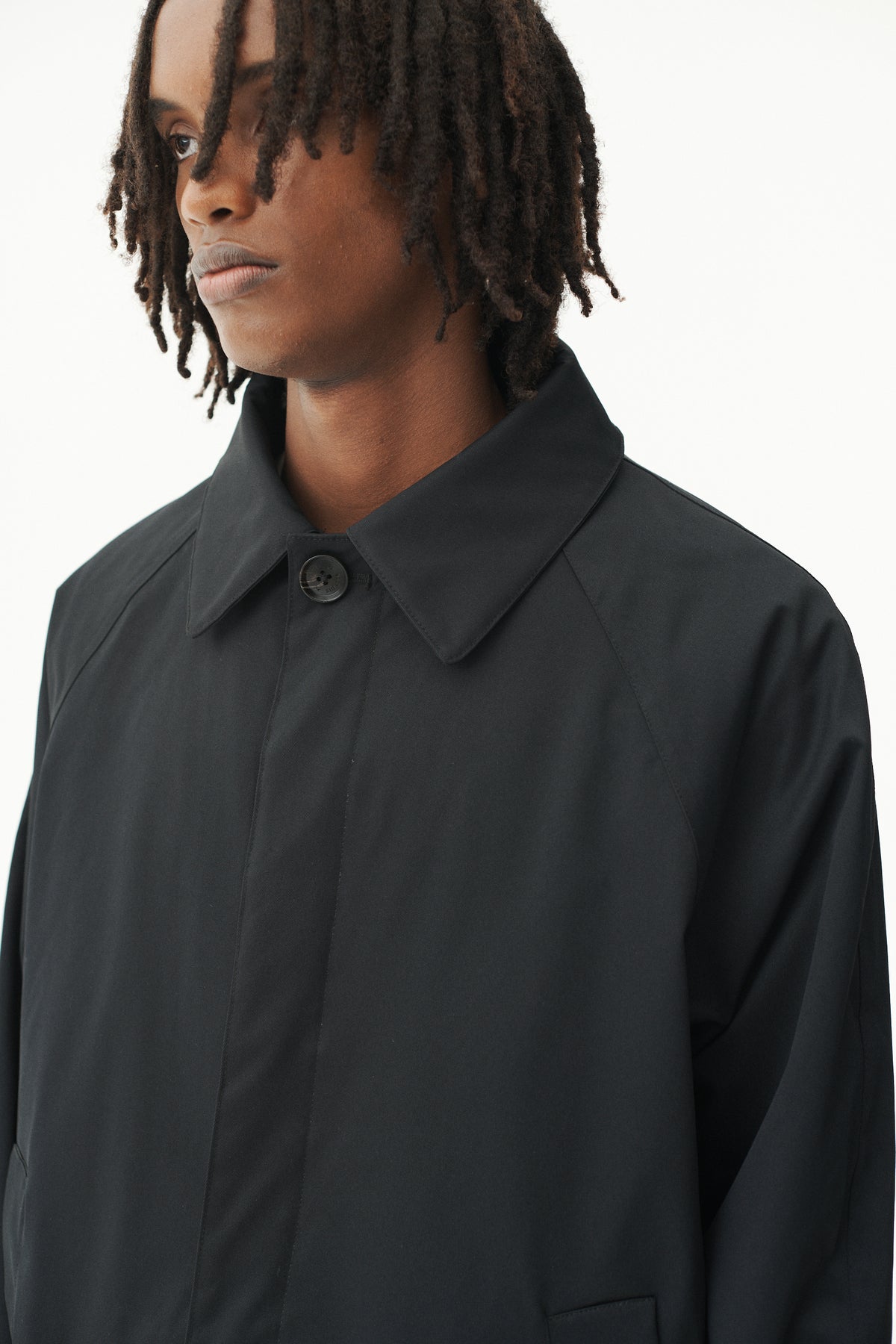 JOBA CARCOAT NIN SPIN AW26 WASHED BLACK