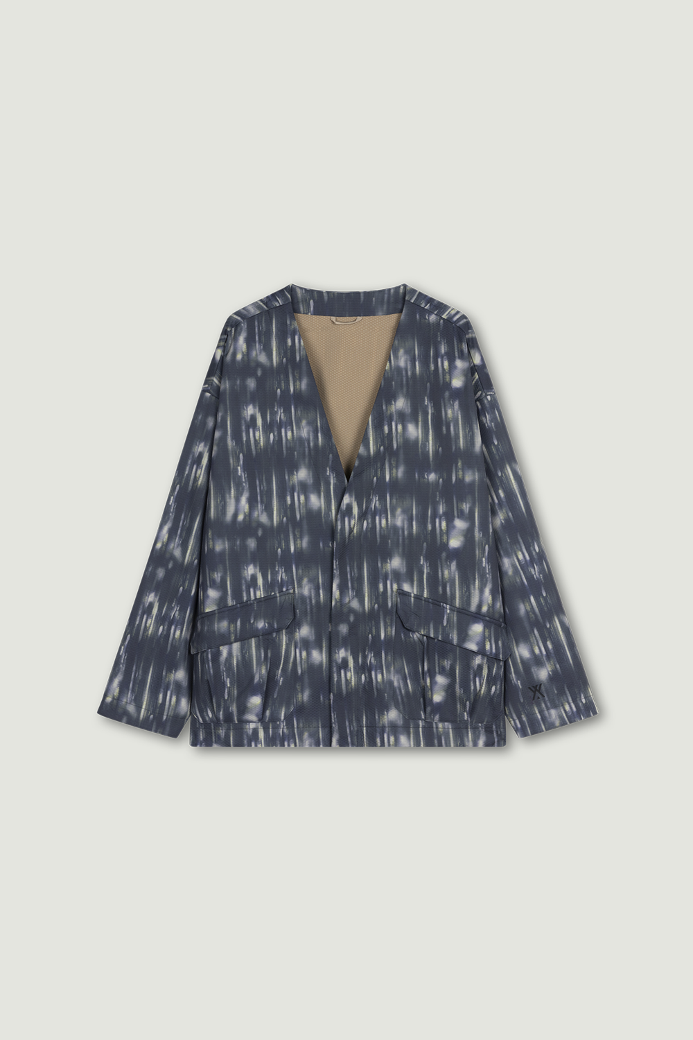 VOERING GEDRUKT UNI SS'24 NAVY 