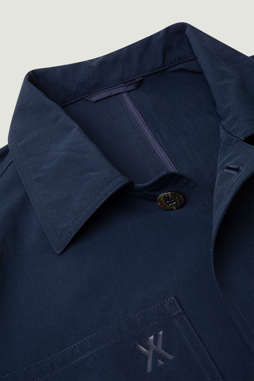 O-SHIRT CRINCLE NYLON SS'24 MARINE 