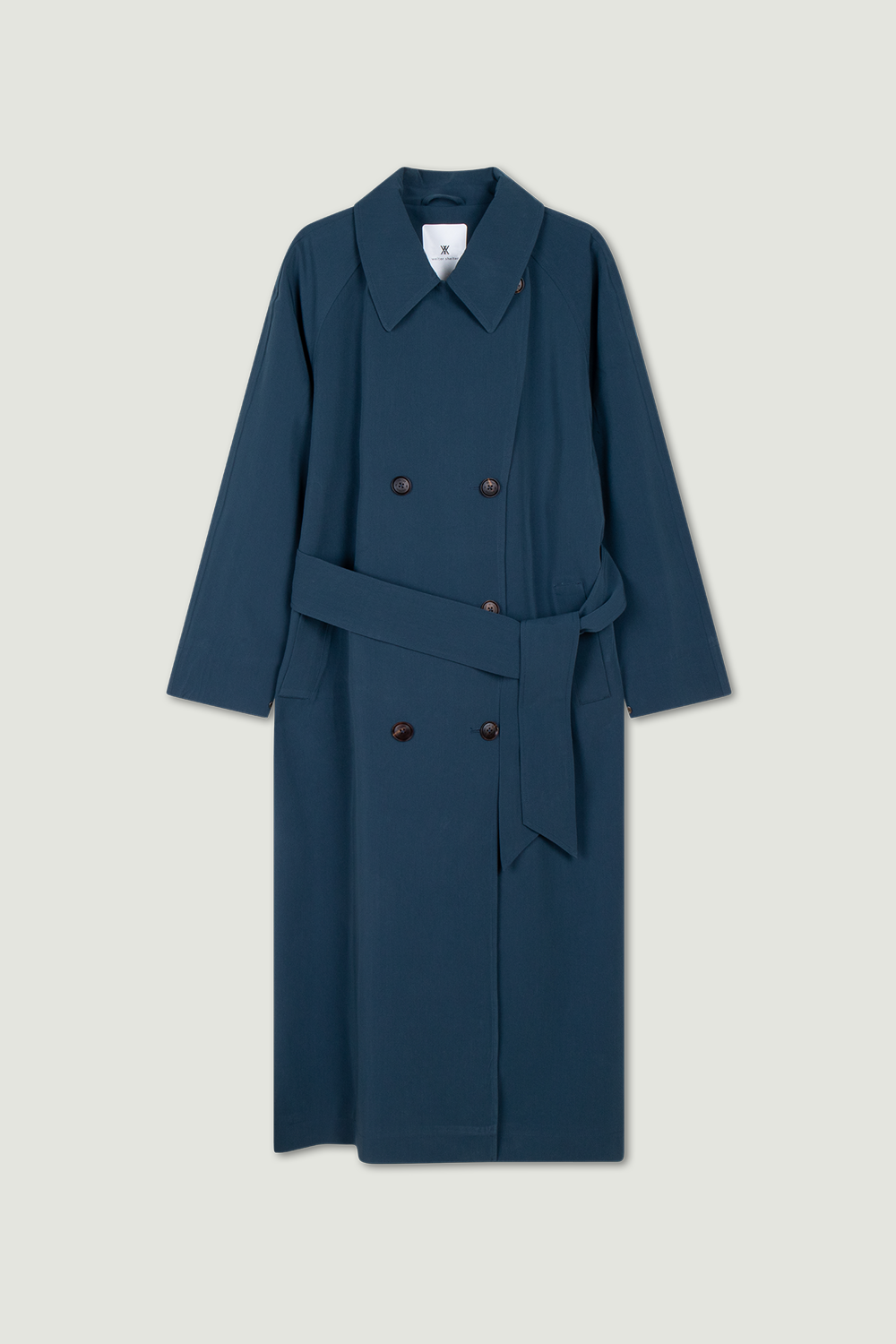 RUIMTE TRENCH SS'24 BLAUW 