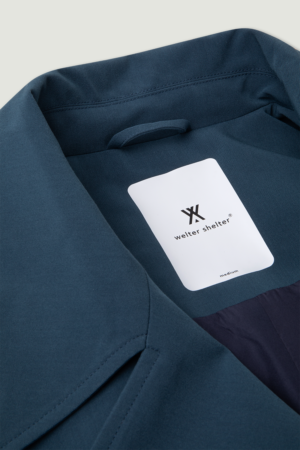 RUIMTE TRENCH SS'24 BLAUW 