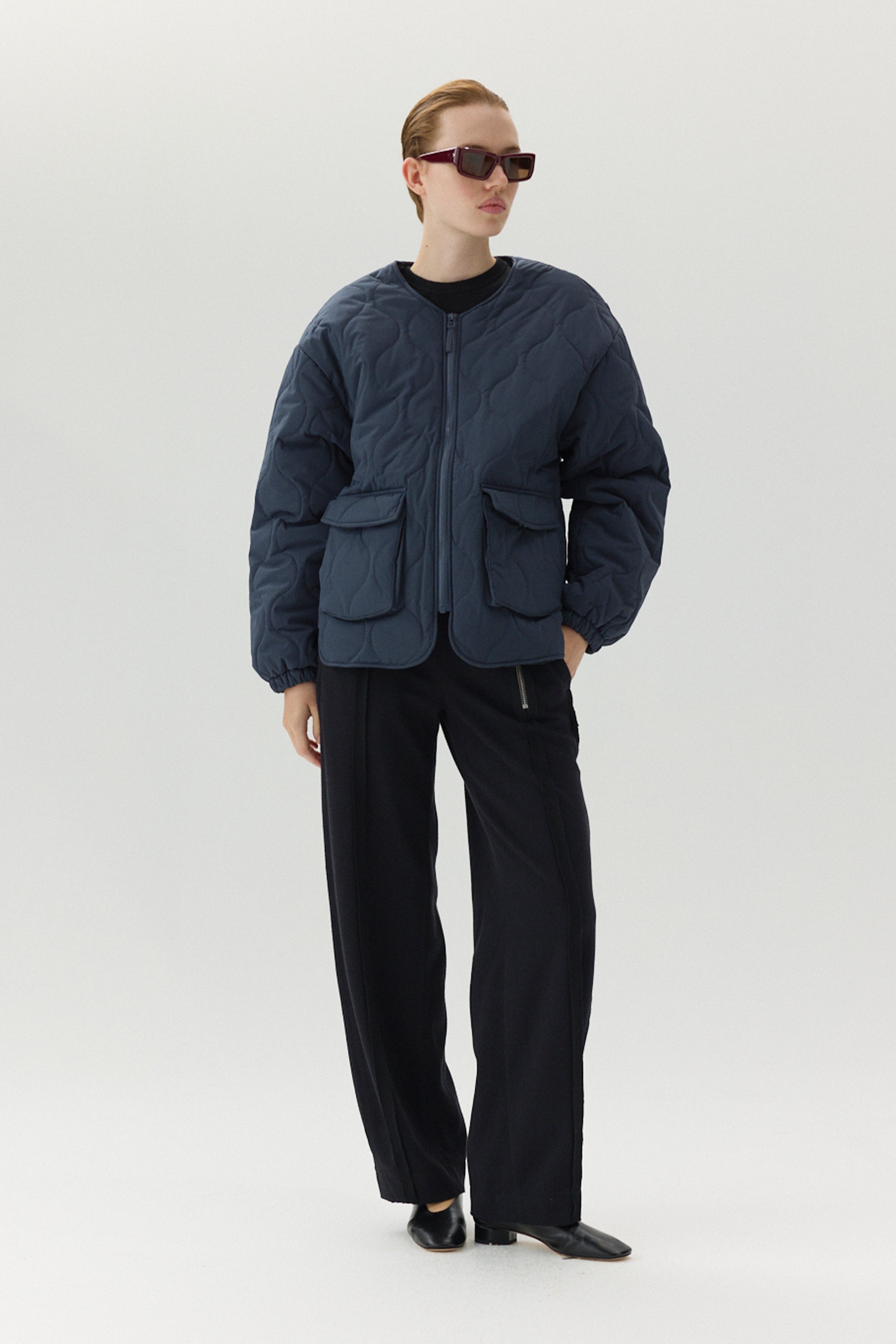 PADDED LINER WOMEN AW24 STEEL BLUE