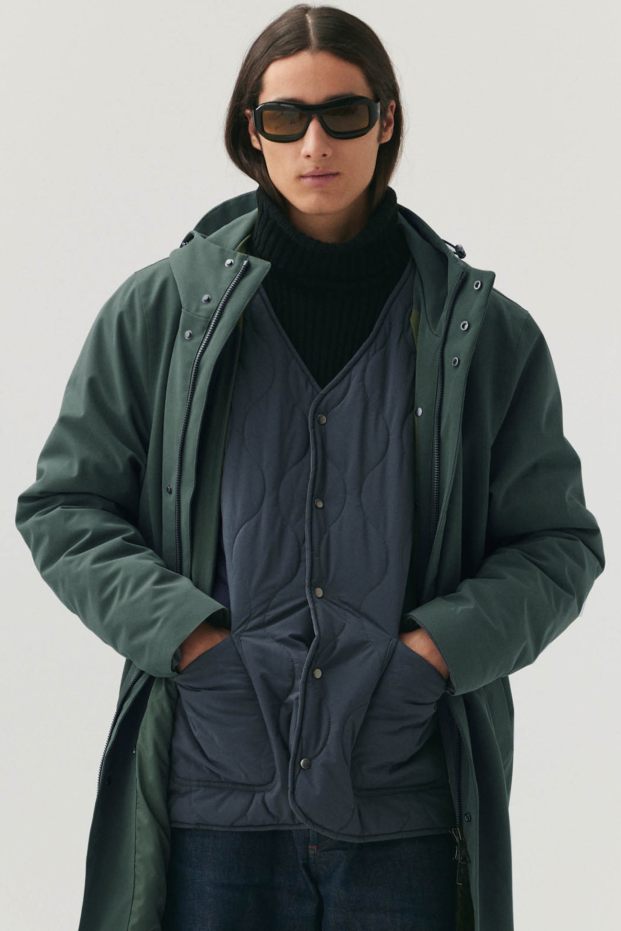 TERROR WEATHER PARKA NIN SP LINER AW24 FOREST GREEN