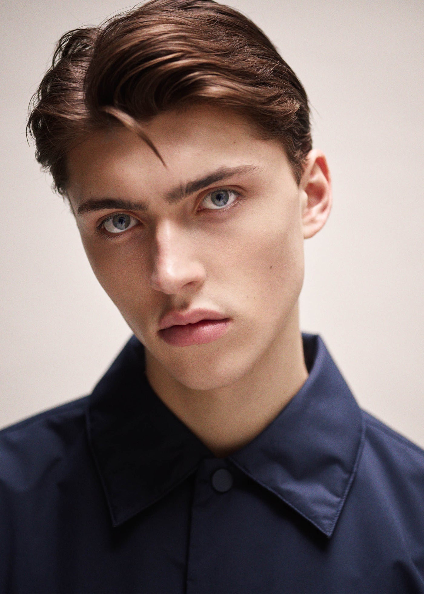 Overhemdjack Gewatteerd Marine SS21