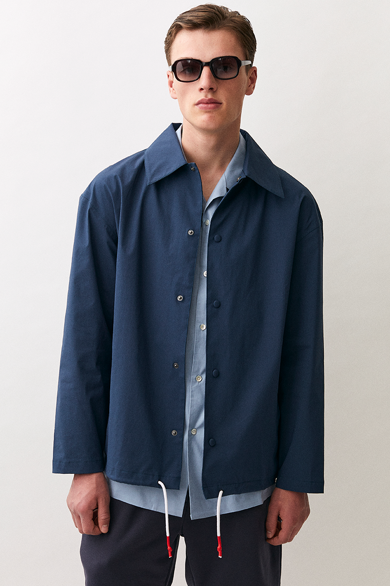 COACH JACKET SS22 NAVY