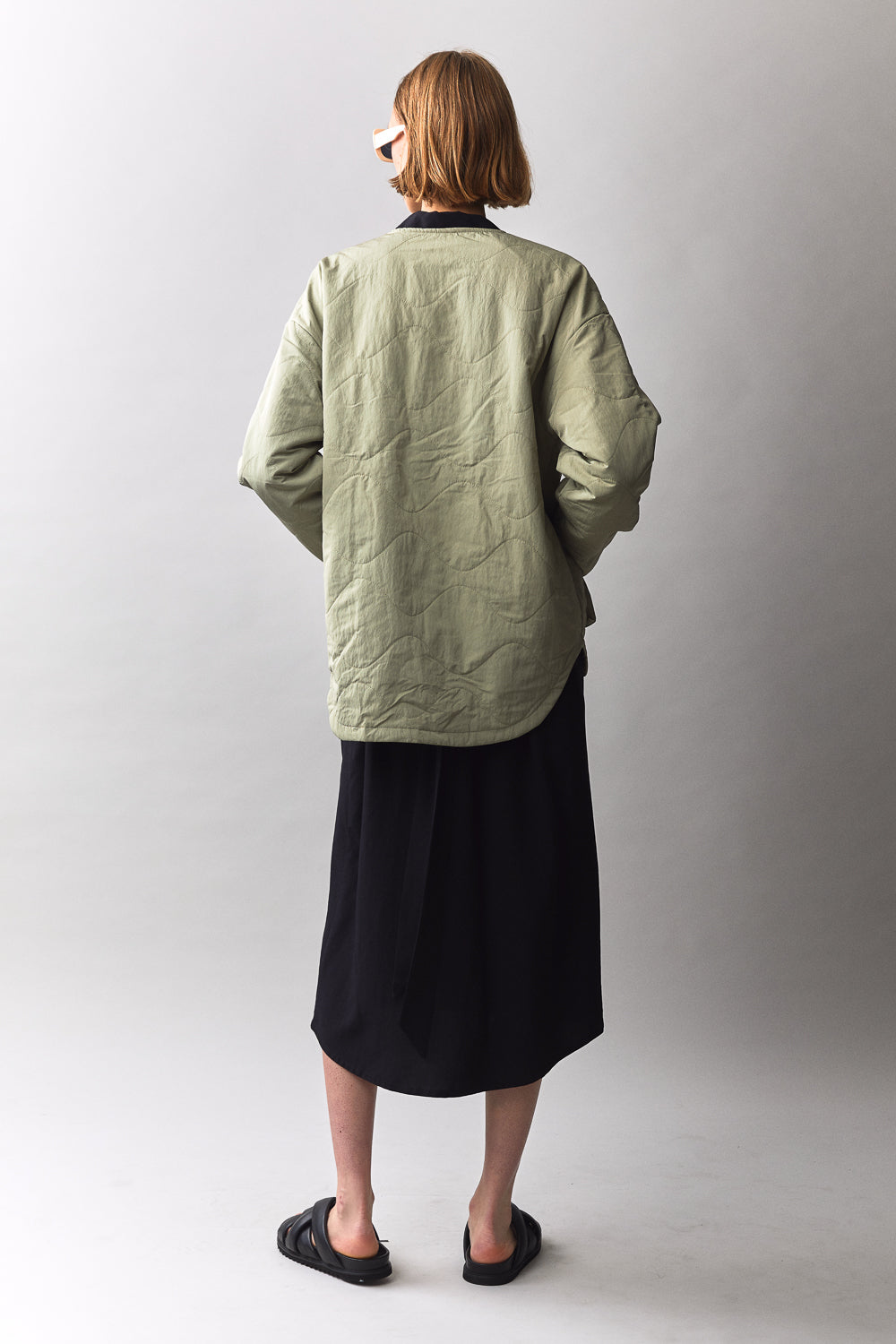 GEWATTEERDE VOERING DAMES SS23 BEIGE