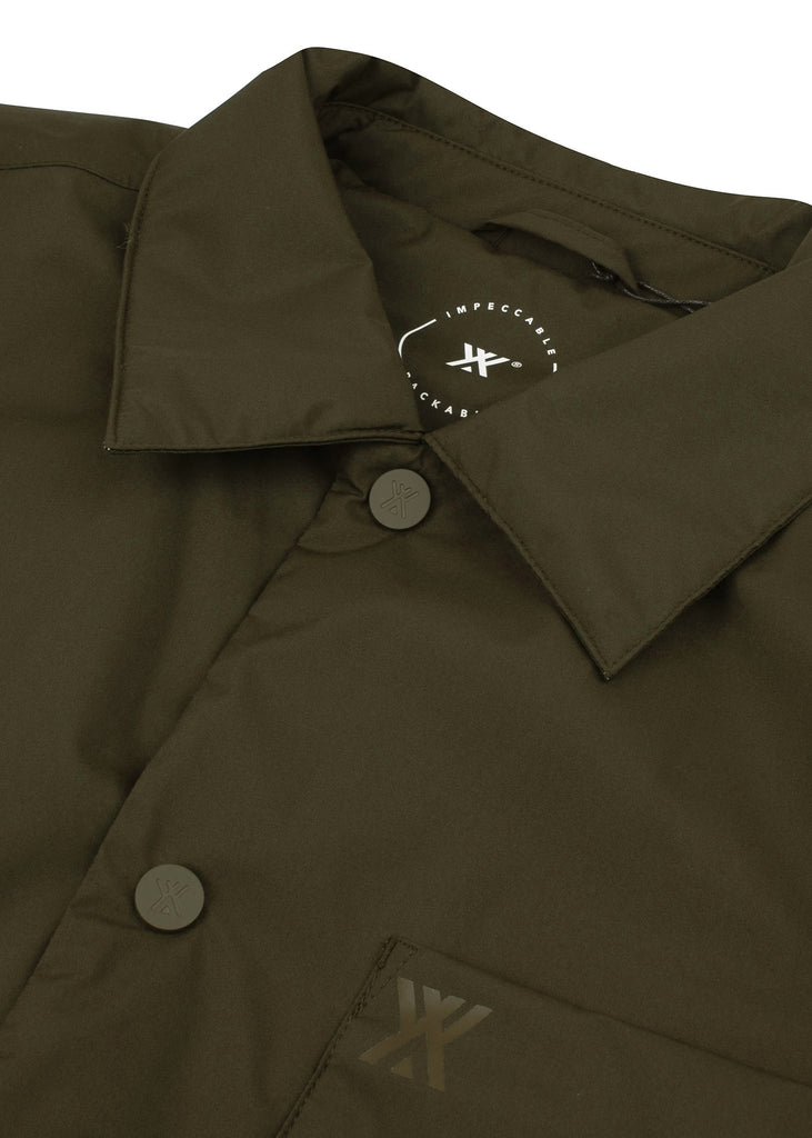 Shirt Jacket Padded Olive SS21